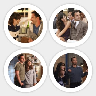 Nick and Jess Sticker Pack Sticker